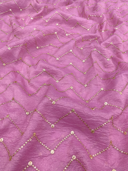 Glass Organza Embroidery (colours Available) 44"inch