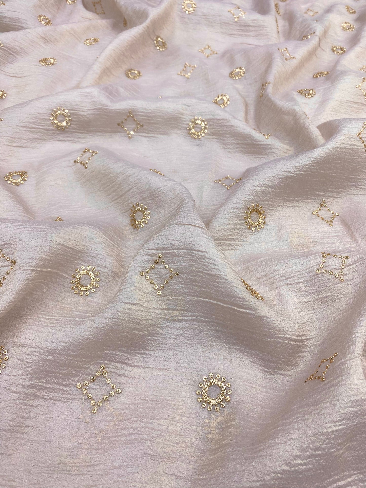 Glass Organza Embroidery (Colours Available ) 44"inch