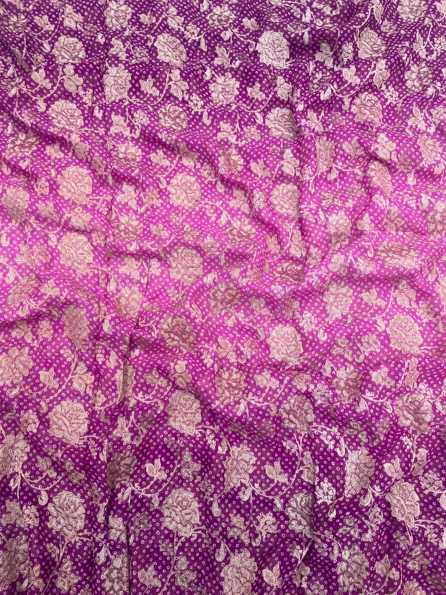 Shaded Georgette Zari Weaving (Colours Available) 44"inch