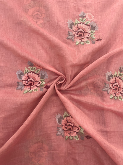 Chanderi Embroidery (44”inch)