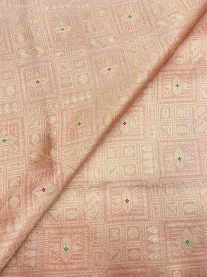 Pure Katan Silk Brocade (Color Available)