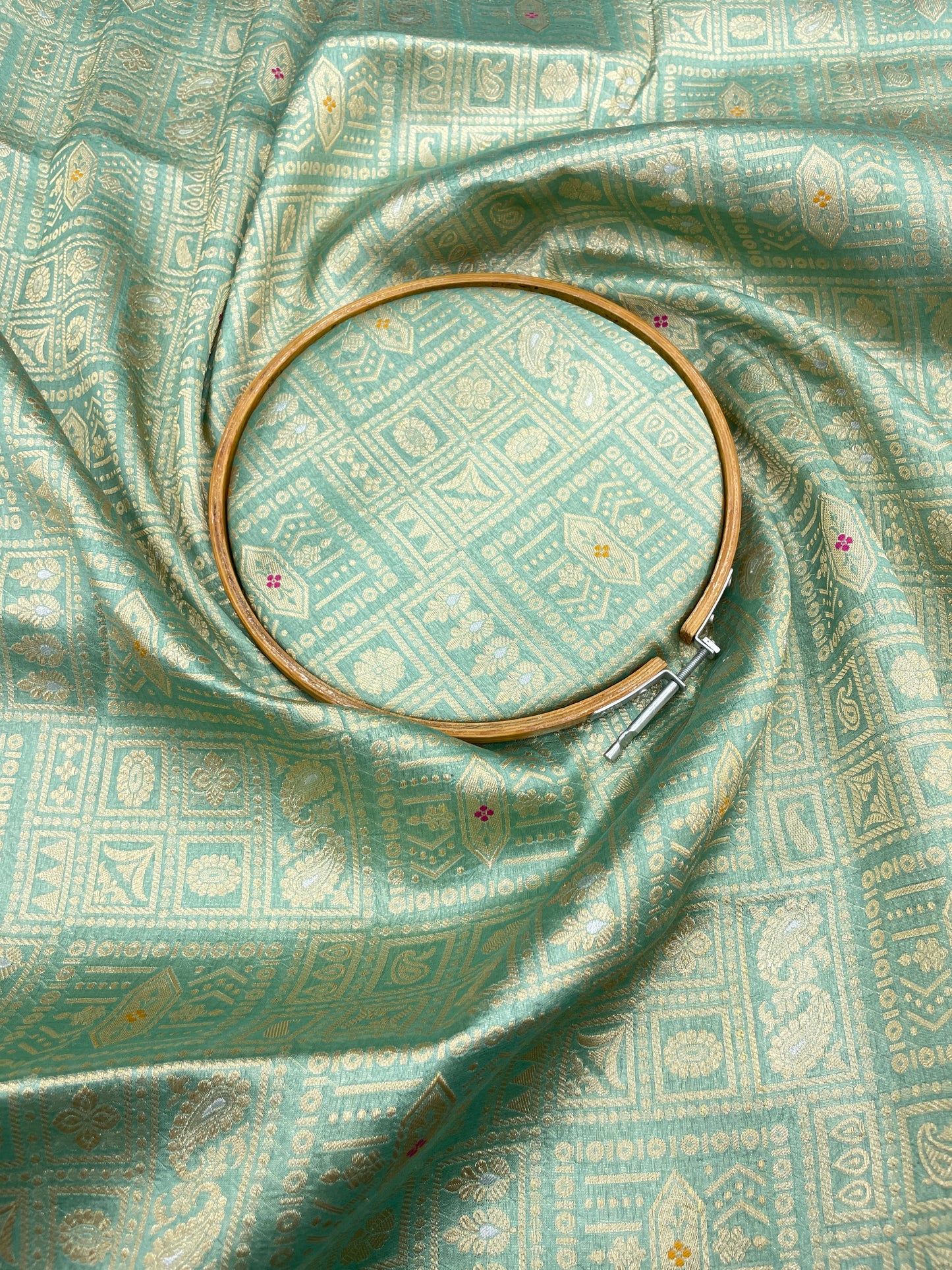 Pure Katan Silk Brocade (Color Available)