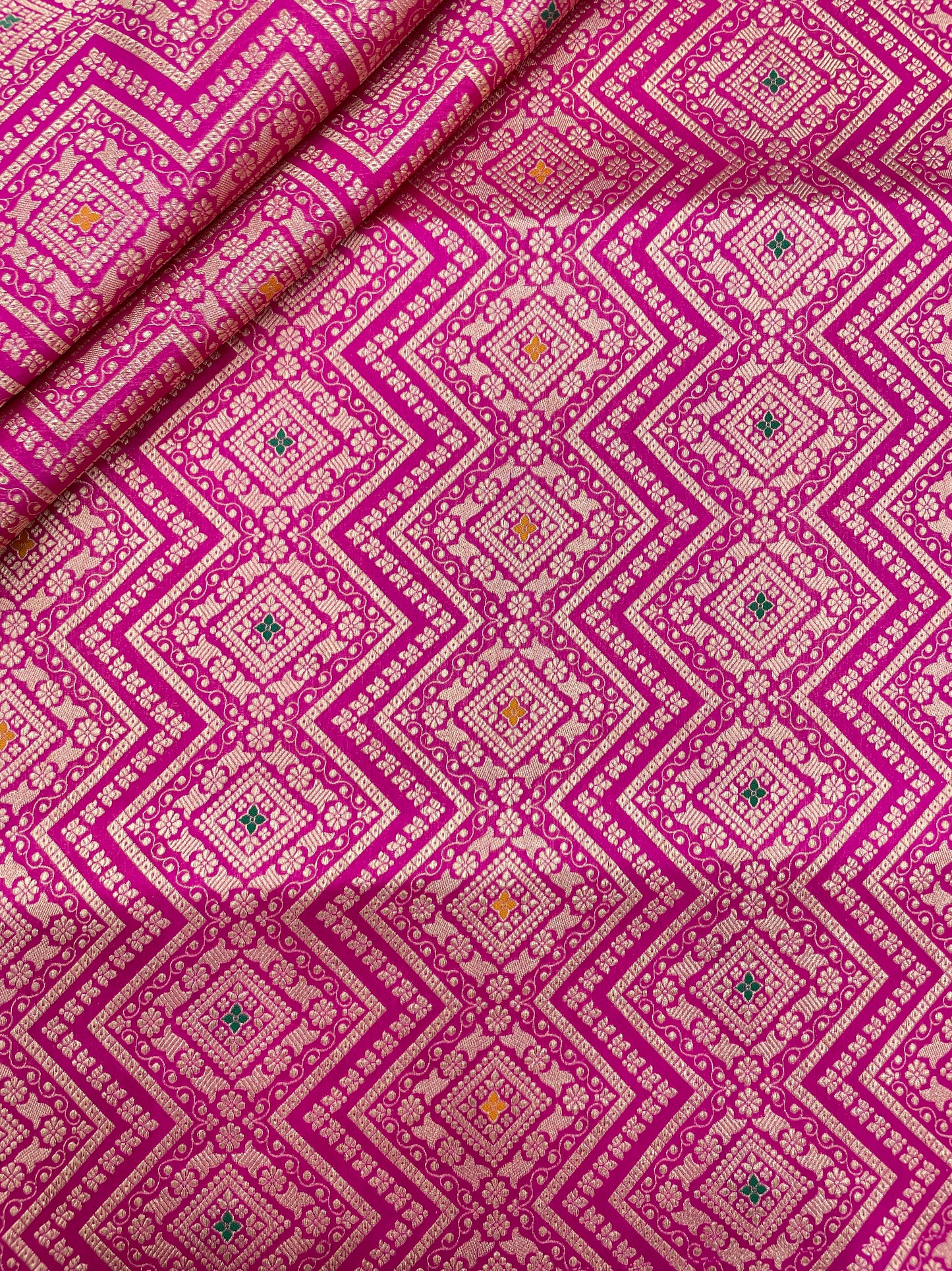 Pure Katan Silk Brocade (Color Available)