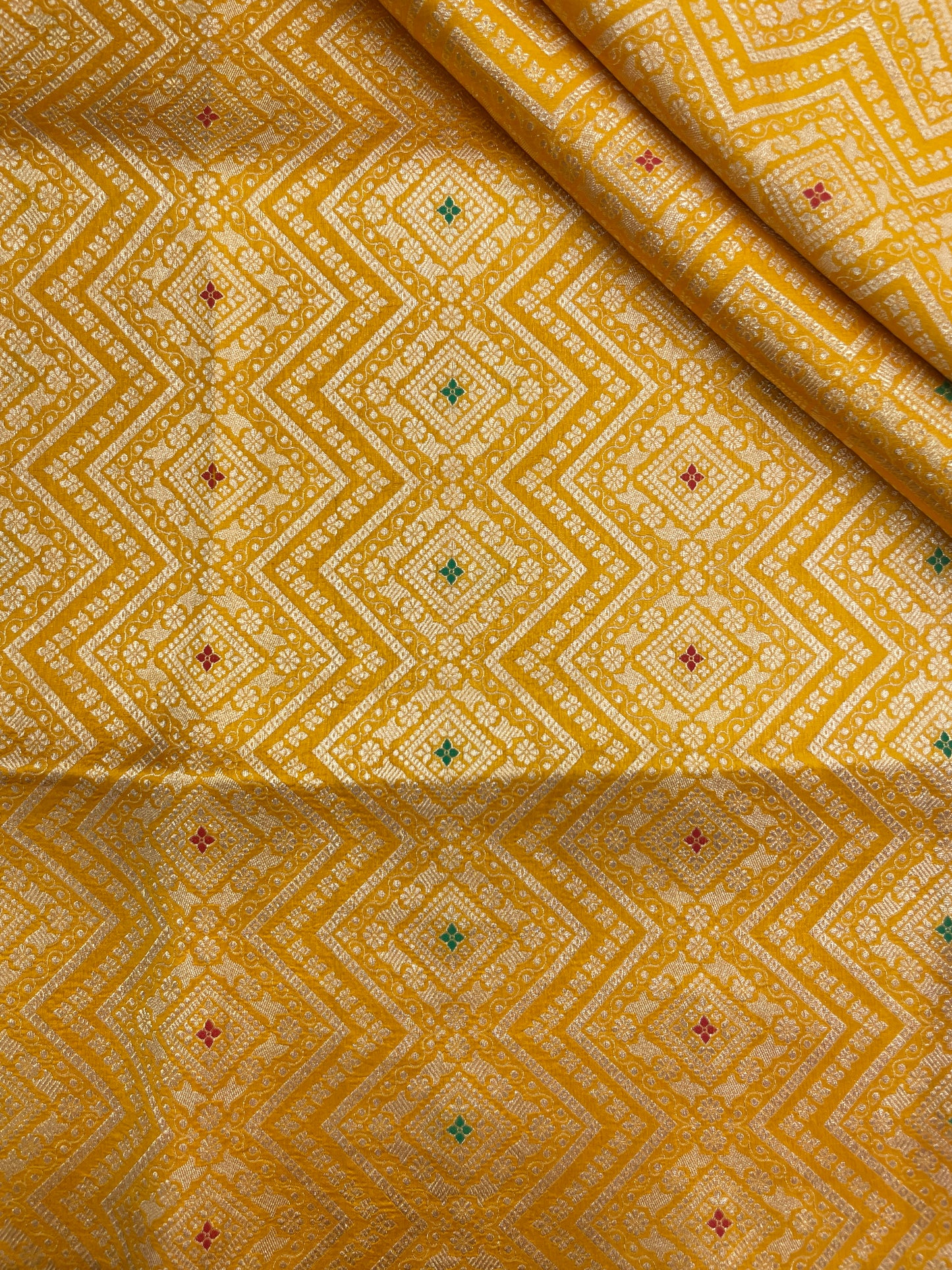 Pure Katan Silk Brocade (Color Available)