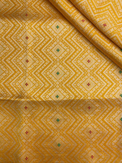 Pure Katan Silk Brocade (Color Available)
