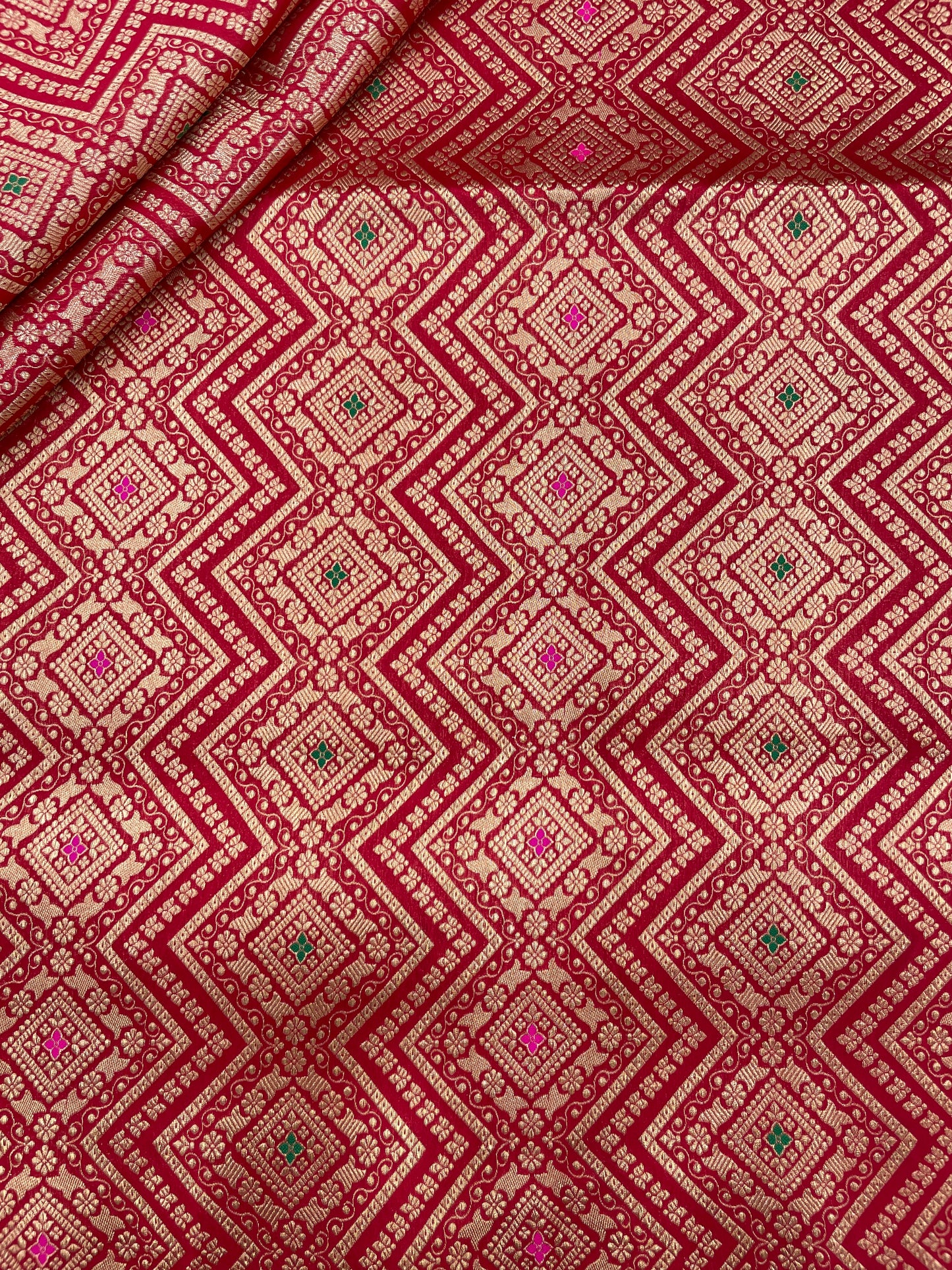 Pure Katan Silk Brocade (Color Available)