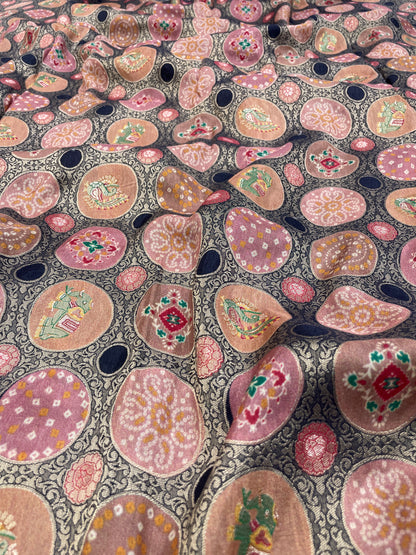 Banarsi Brocade Position Print (Color Available)