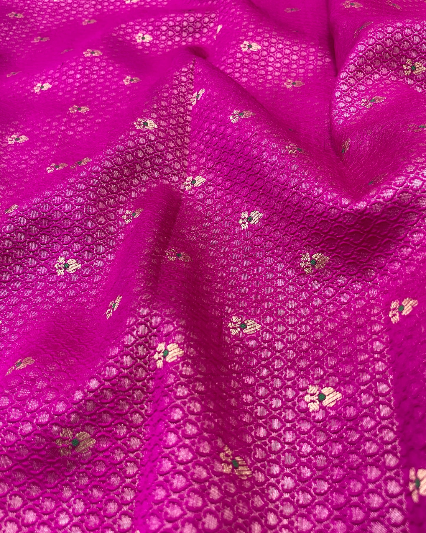 Pure Raw Silk TIssue With Meena Butti (Color Available)