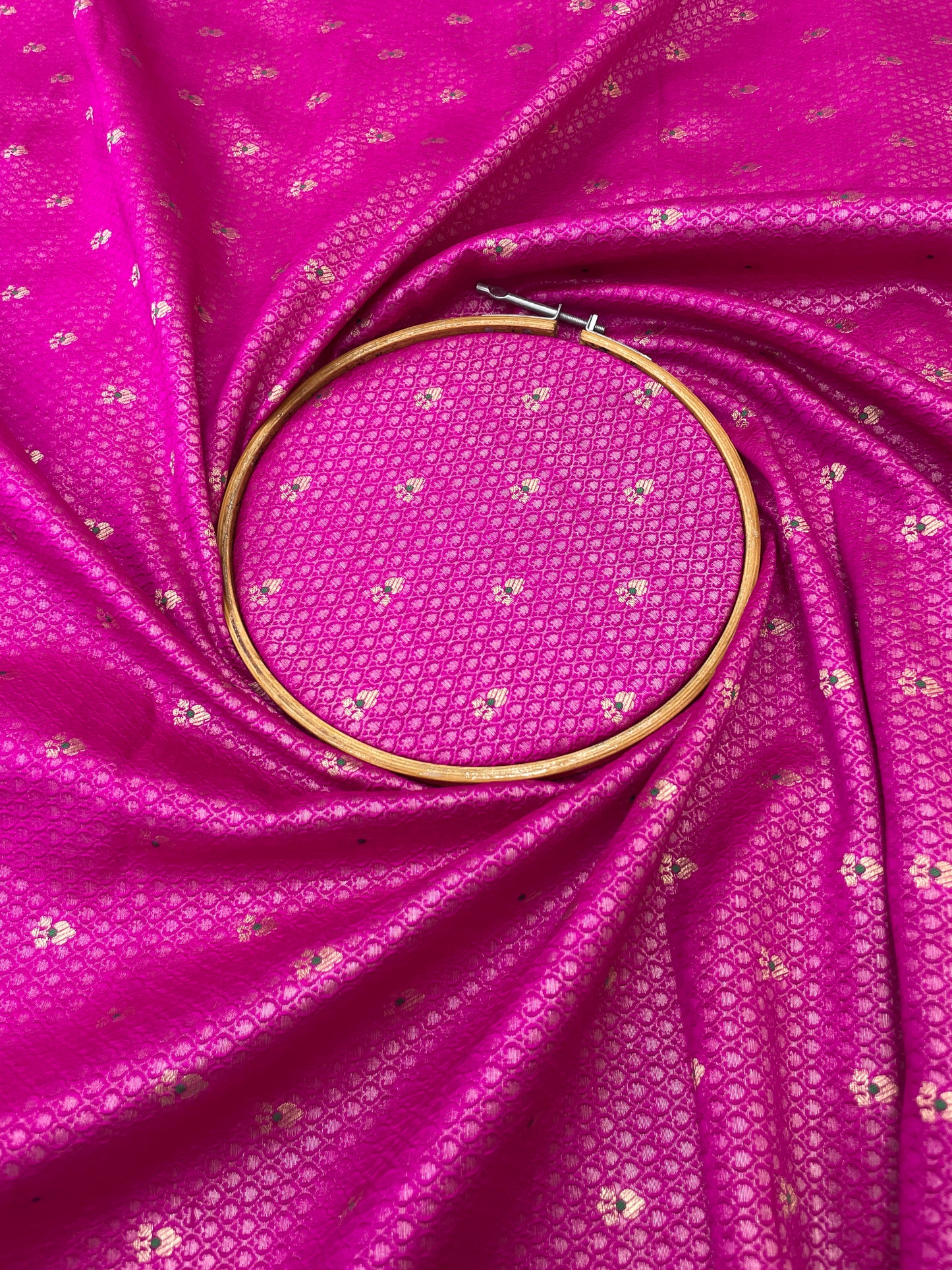 Pure Raw Silk TIssue With Meena Butti (Color Available)