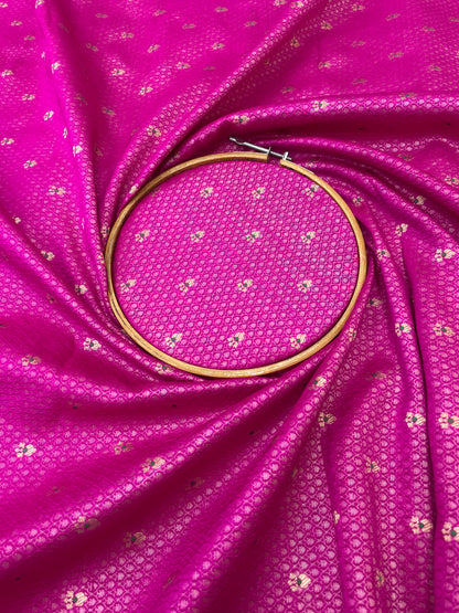 Pure Raw Silk TIssue With Meena Butti (Color Available)