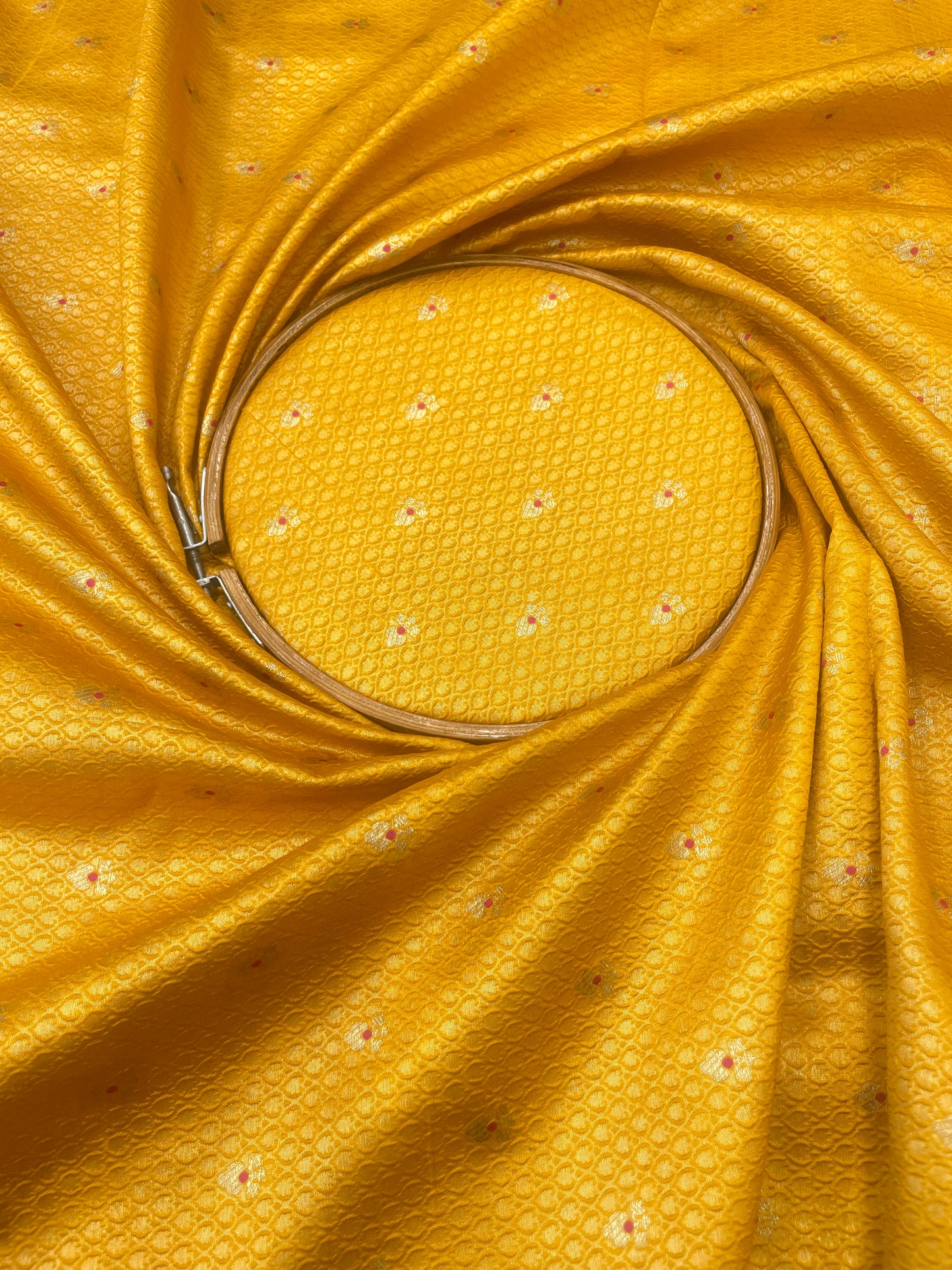 Pure Raw Silk TIssue With Meena Butti (Color Available)