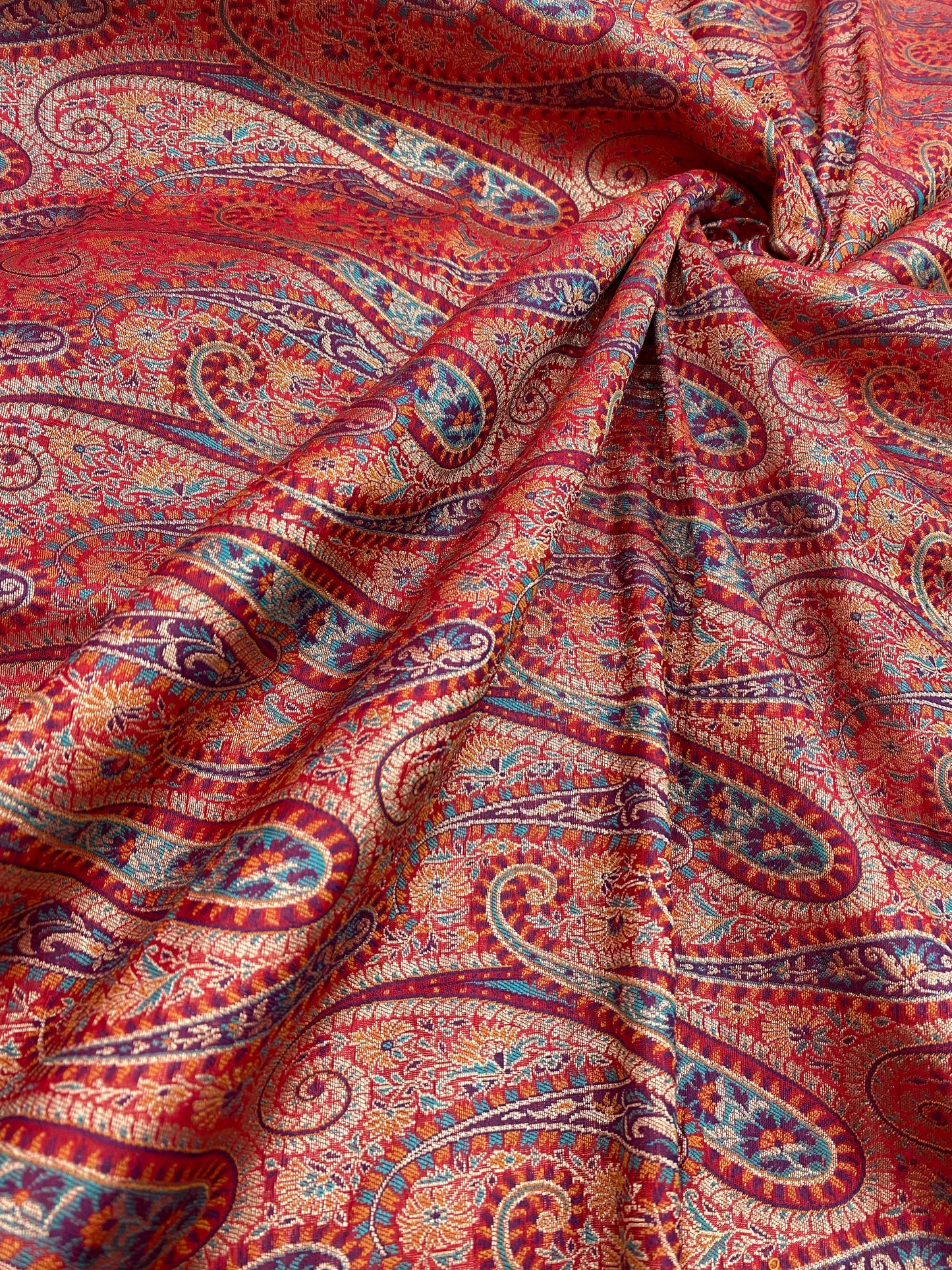 Pure Kimkhwab Weaving (Colours Available) 44"Inch