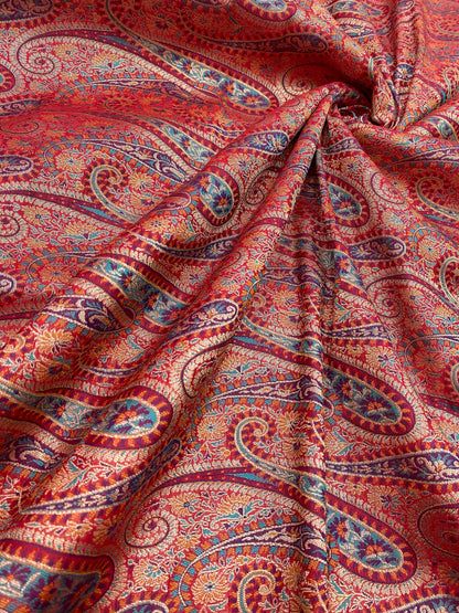 Pure Kimkhwab Weaving (Colours Available) 44"Inch