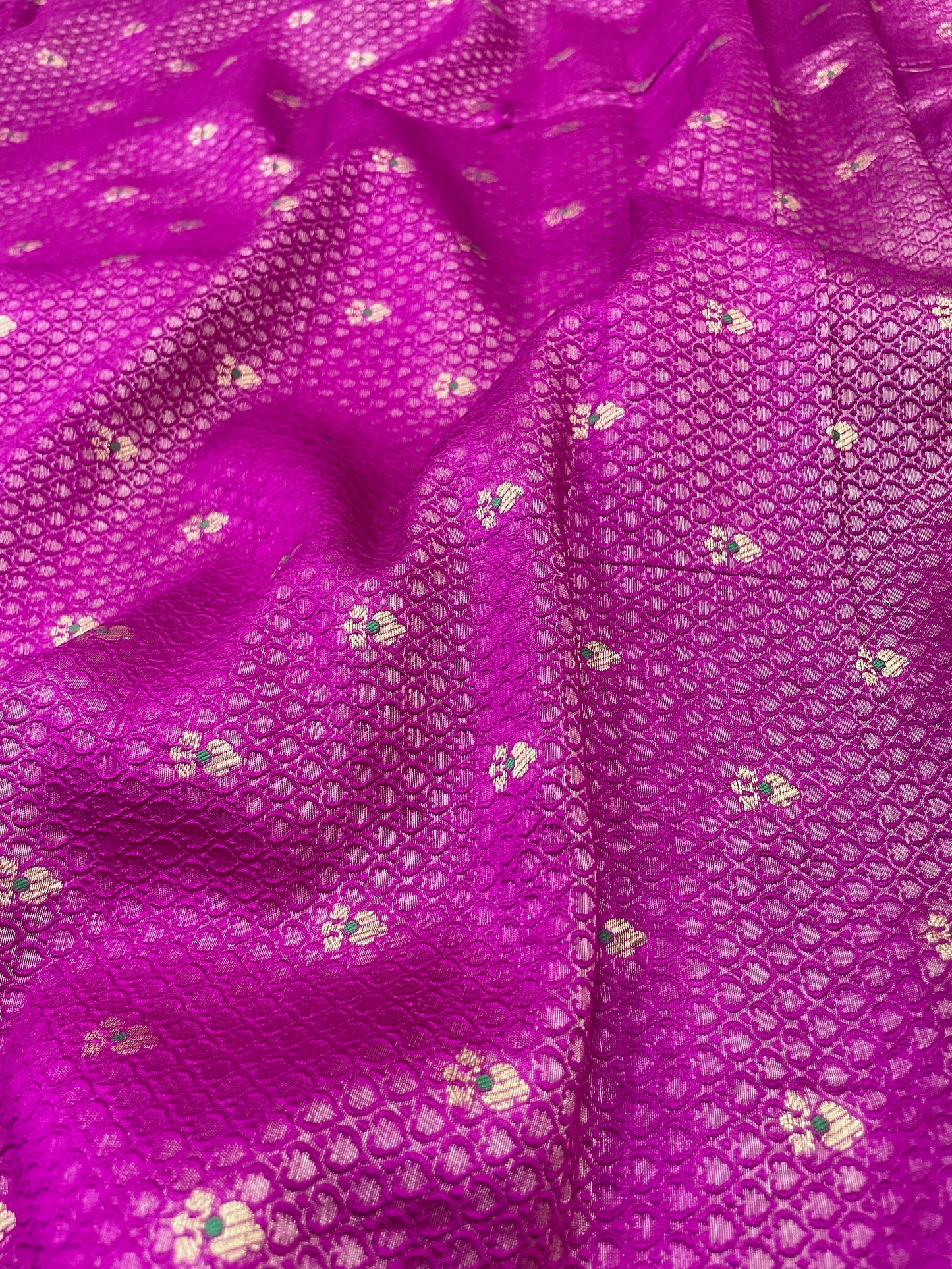 Pure Raw Silk TIssue With Meena Butti (Color Available)