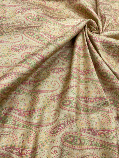 Pure Kimkhwab Weaving (Colours Available) 44"Inch