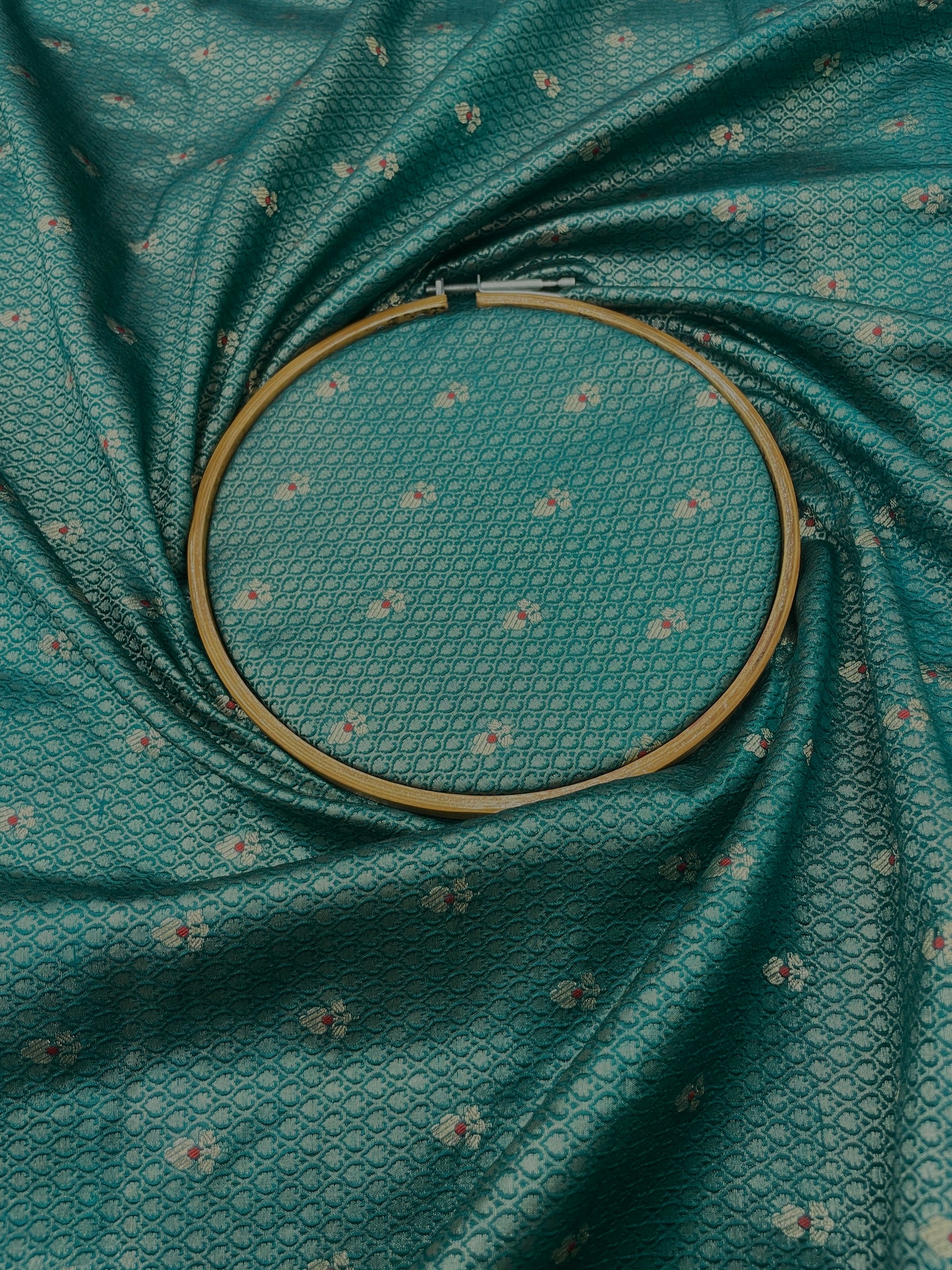 Pure Raw Silk TIssue With Meena Butti (Color Available)