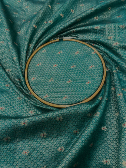 Pure Raw Silk TIssue With Meena Butti (Color Available)