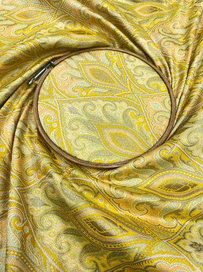 Pure Kimkhwab Weaving Fabric (colors available) 44"inch