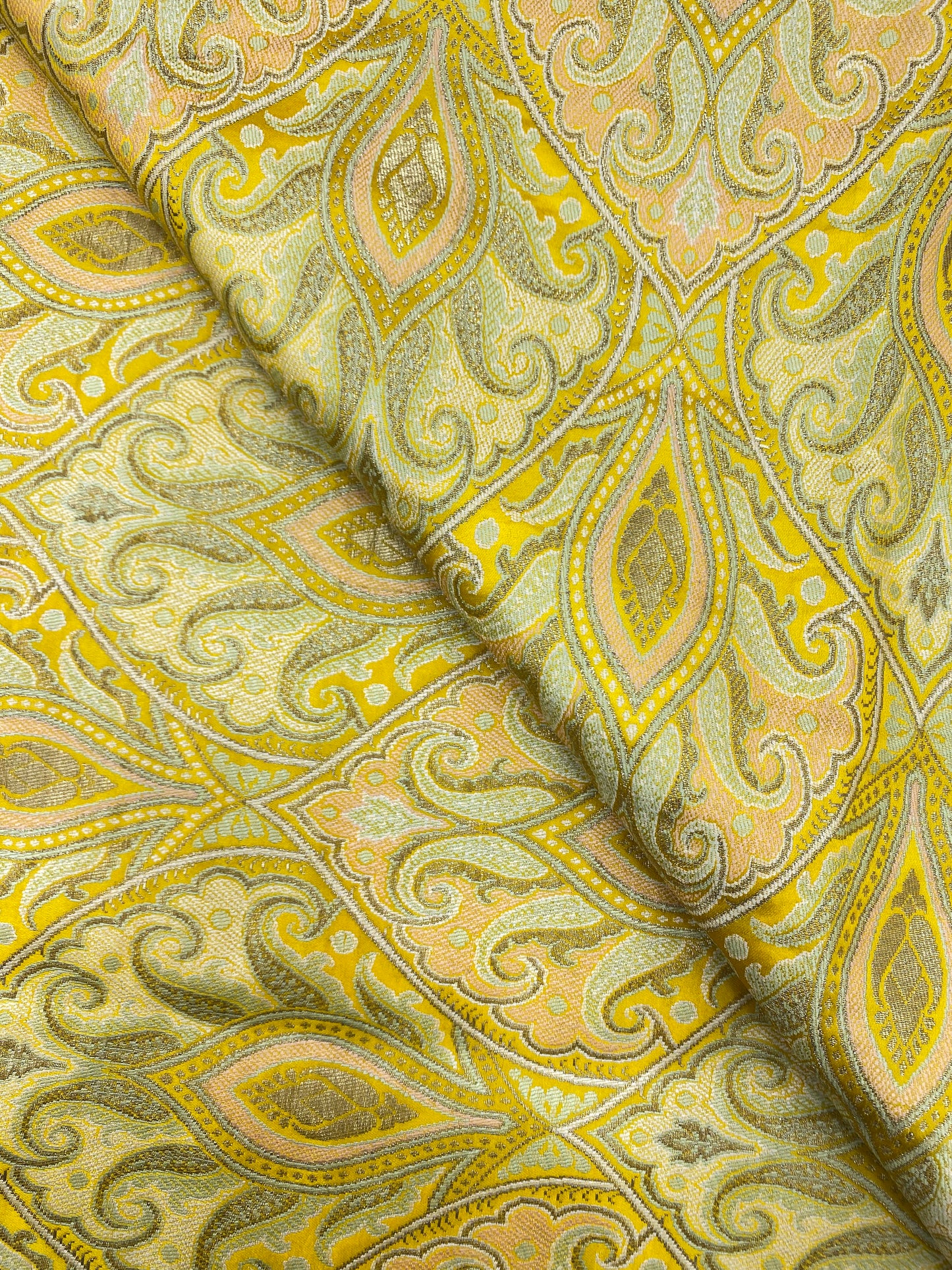 Pure Kimkhwab Weaving Fabric (colors available) 44"inch