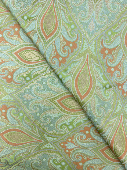 Pure Kimkhwab Weaving Fabric (colors available) 44"inch