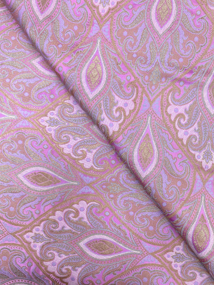 Pure Kimkhwab Weaving Fabric (colors available) 44"inch