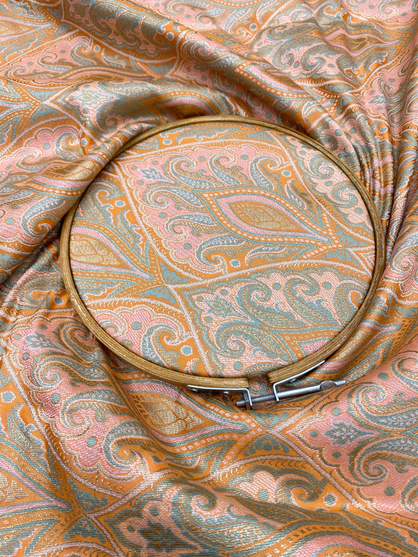 Pure Kimkhwab Weaving Fabric (colors available) 44"inch