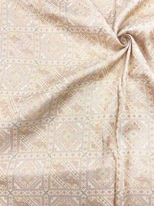 Banarsi Brocade Position Print (Color Available)
