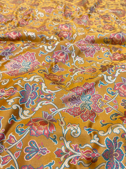 Pure Banarasi Brocade Fabric (colors available) 44"inch