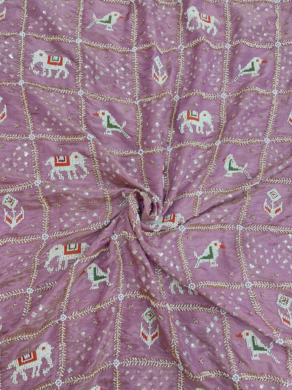 Tissue Beads Embroidery (Color Available) (44"Inch)