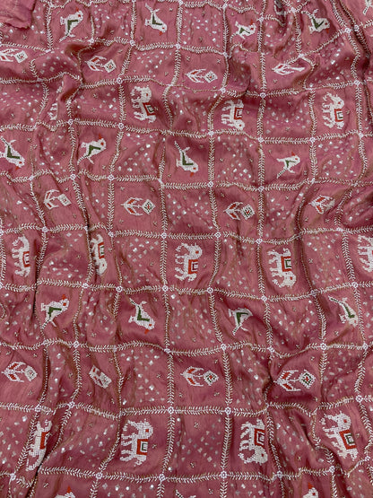 Tissue Beads Embroidery (Color Available) (44"Inch)