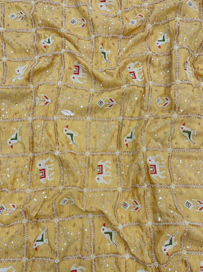 Tissue Beads Embroidery (Color Available) (44"Inch)