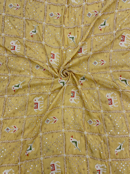 Tissue Beads Embroidery (Color Available) (44"Inch)