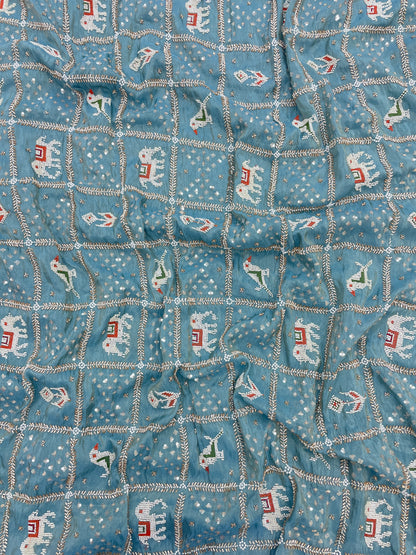 Tissue Beads Embroidery (Color Available) (44"Inch)