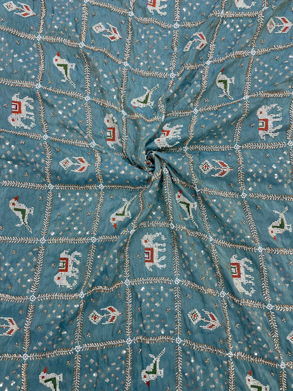 Tissue Beads Embroidery (Color Available) (44"Inch)