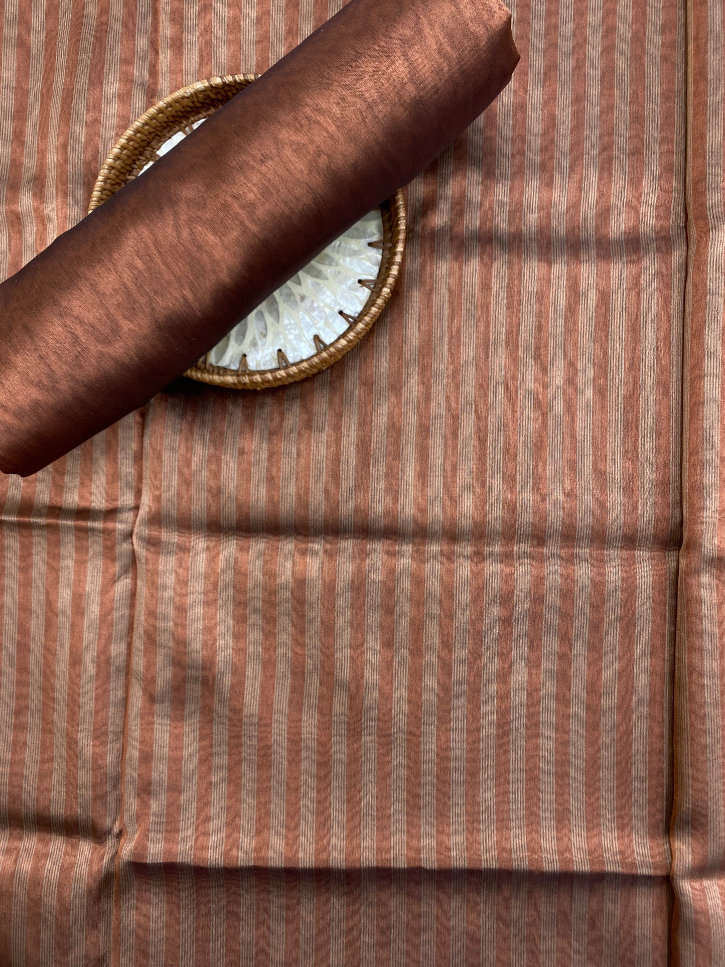 Pure Tissue Weaving Fabric Matching Set (Colours Available) 44"Inch