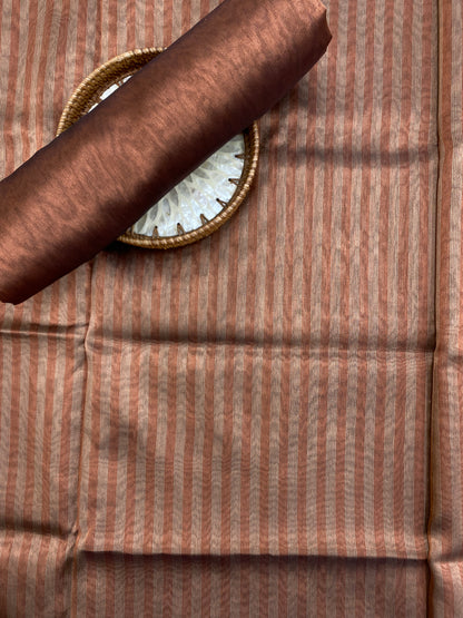 Pure Tissue Weaving Fabric Matching Set (Colours Available) 44"Inch