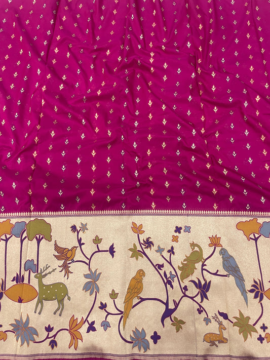 Pure Katan Silk Paithni Border (Color Available)