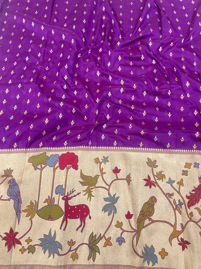 Pure Katan Silk Paithni Border (Color Available)