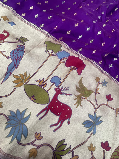 Pure Katan Silk Paithni Border (Color Available)