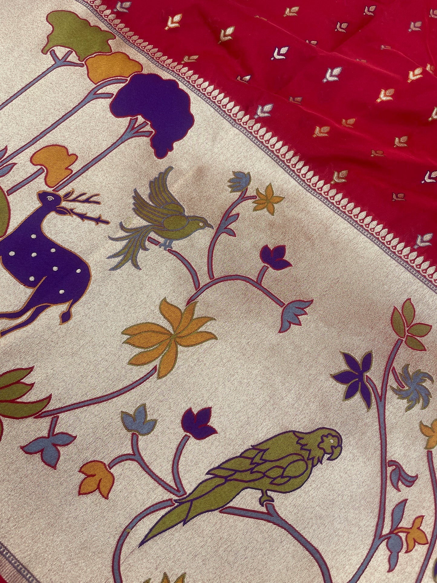 Pure Katan Silk Paithni Border (Color Available)