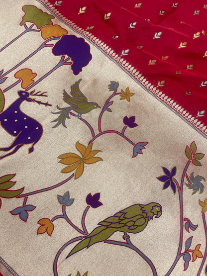 Pure Katan Silk Paithni Border (Color Available)