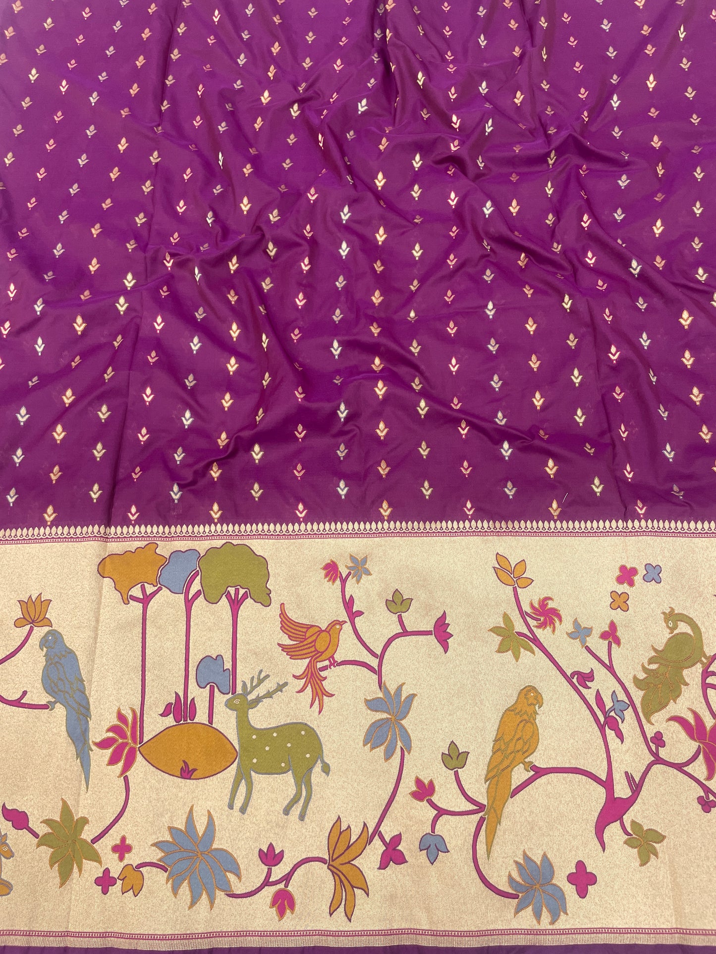 Pure Katan Silk Paithni Border (Color Available)