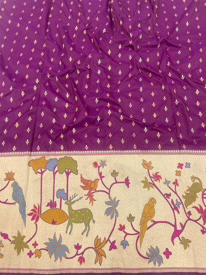 Pure Katan Silk Paithni Border (Color Available)