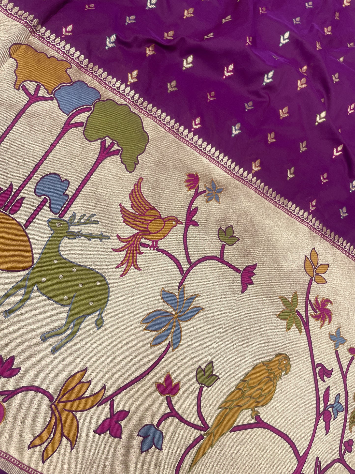 Pure Katan Silk Paithni Border (Color Available)