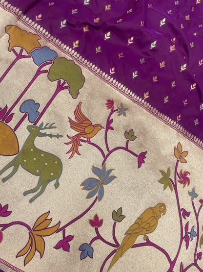 Pure Katan Silk Paithni Border (Color Available)