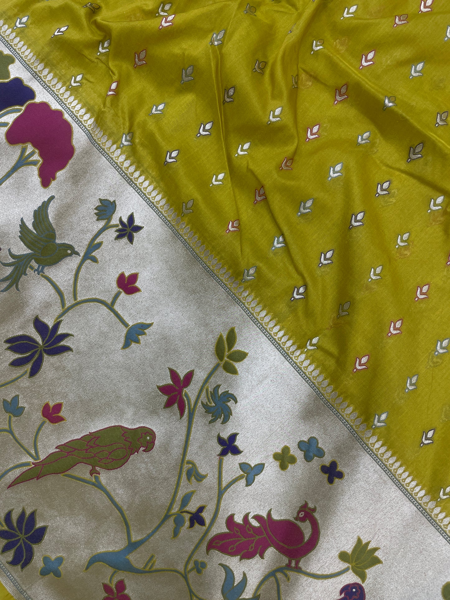 Pure Katan Silk Paithni Border (Color Available)