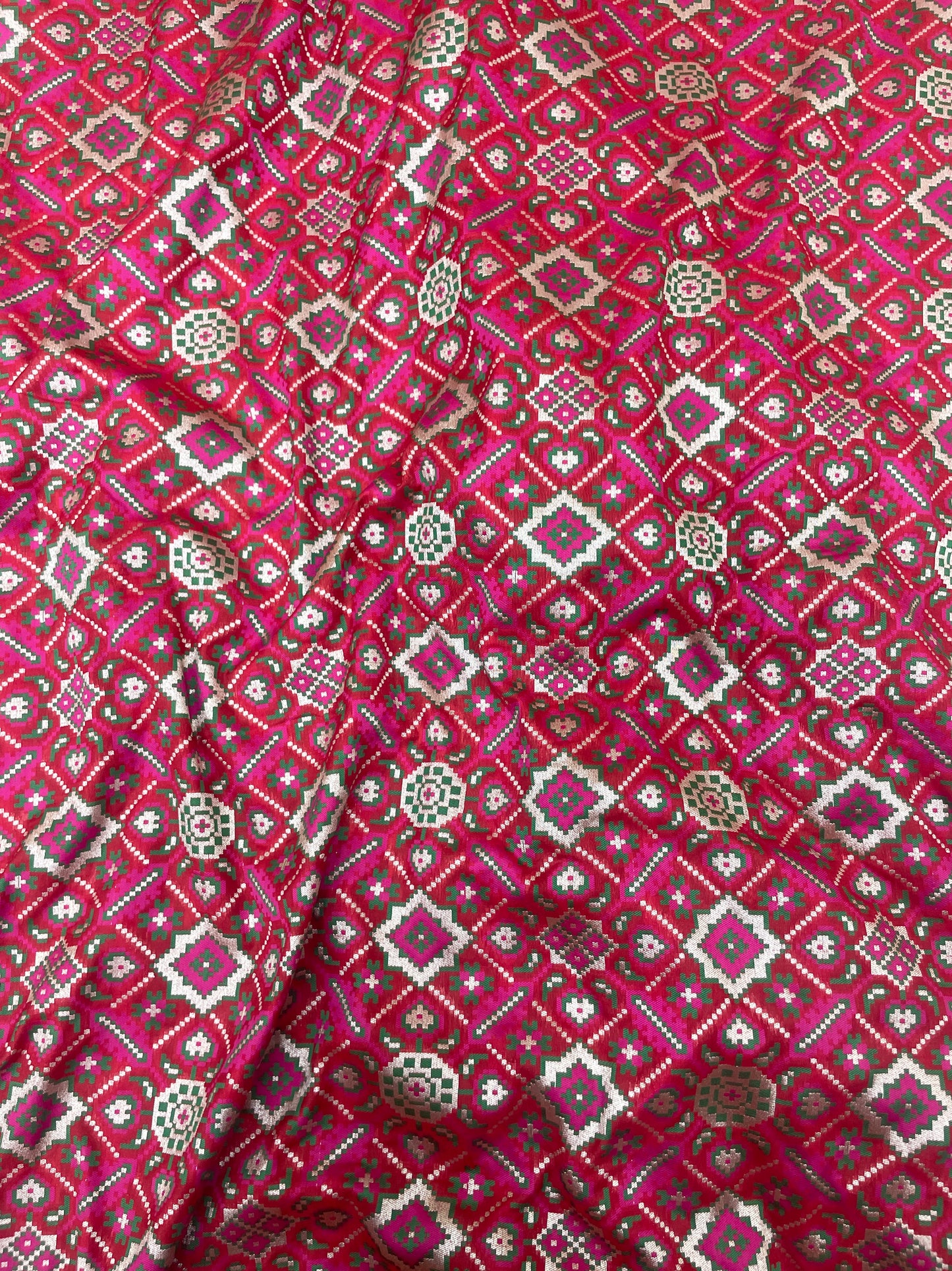 Banarasi Brocade Patola Weaving (Color Available) 44"Inch