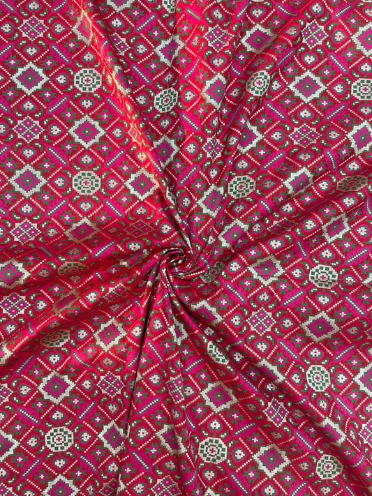 Banarasi Brocade Patola Weaving (Color Available) 44"Inch
