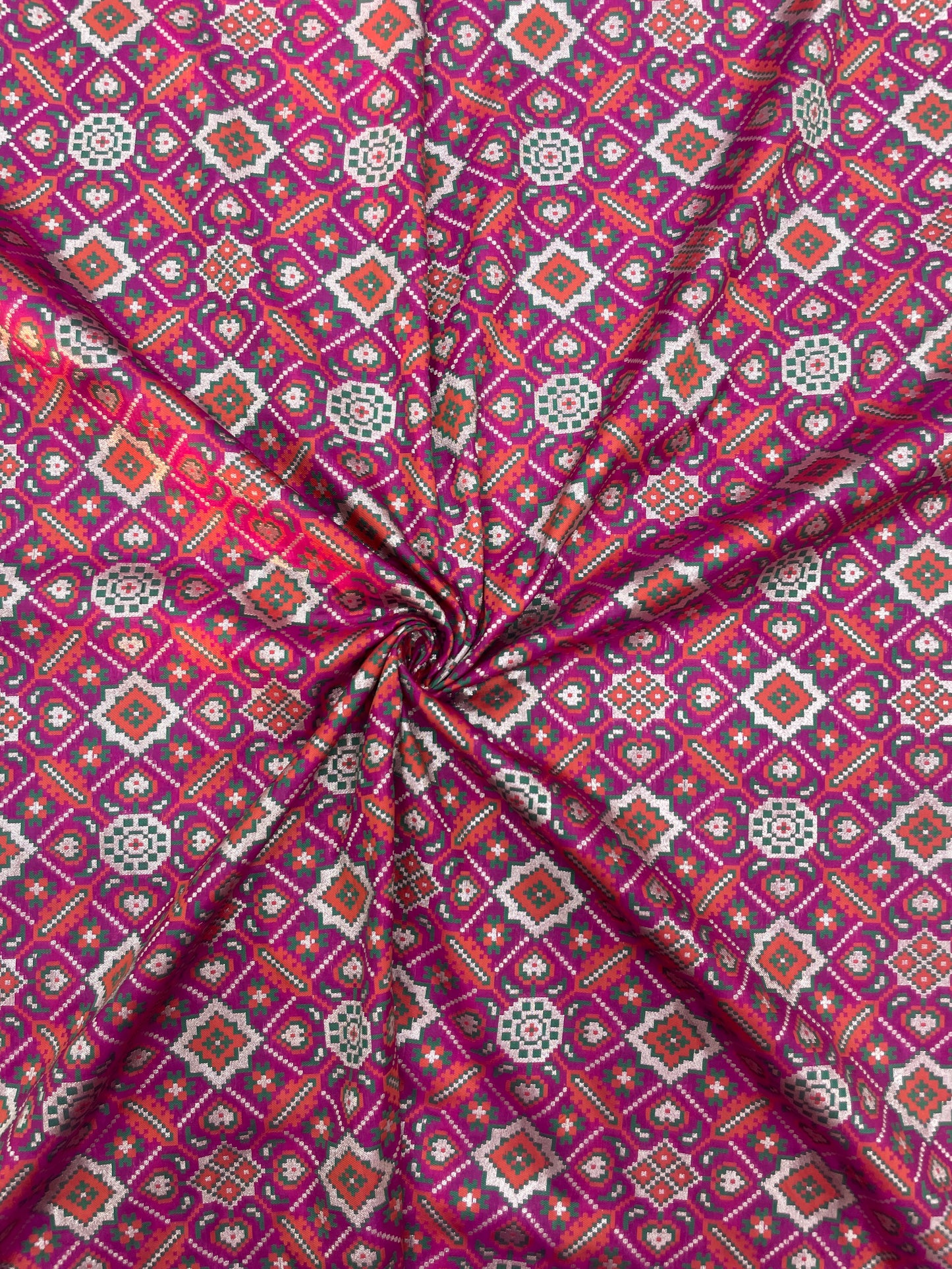 Banarasi Brocade Patola Weaving (Color Available) 44"Inch