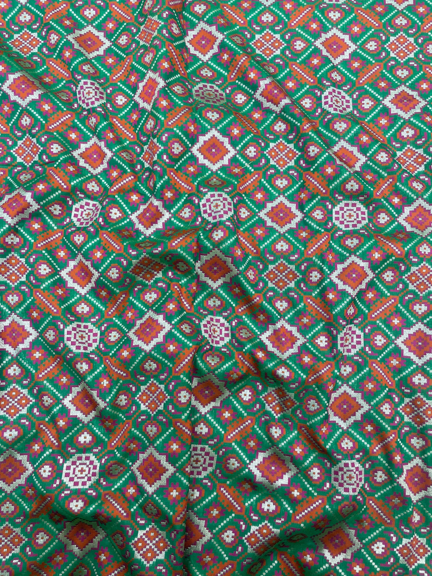 Banarasi Brocade Patola Weaving (Color Available) 44"Inch